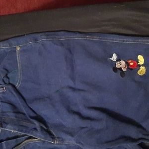 Mickey mouse Jean shorts